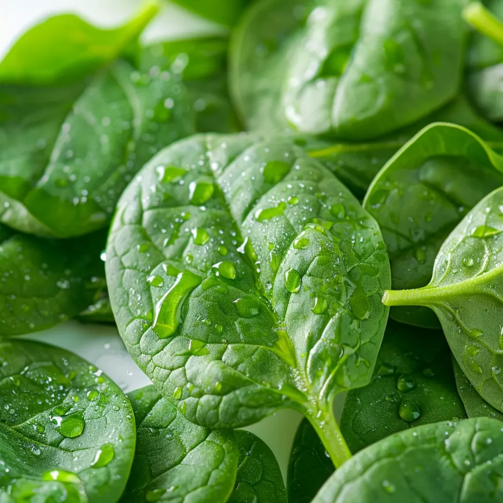 fresh baby spinach for pineapple ginger smoothie recipe