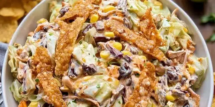 Delicious Frito Cowboy Cabbage dish served on a plate