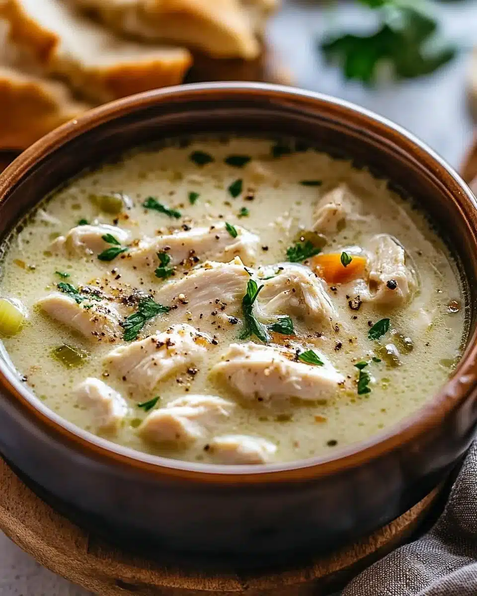 Garlic Parmesan Chicken Soup Recipe: Creamy, Protein-Packed Comfort Food