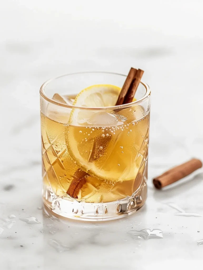 glucose reset ritual recipe apple cider vinegar drink
with lemon and cinnamon