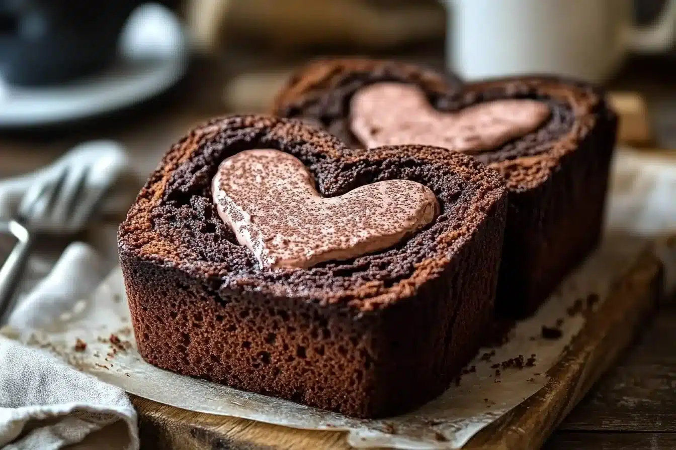 Hidden Heart Chocolate Loaf Cake 26 Hidden Heart Chocolate Loaf Cake