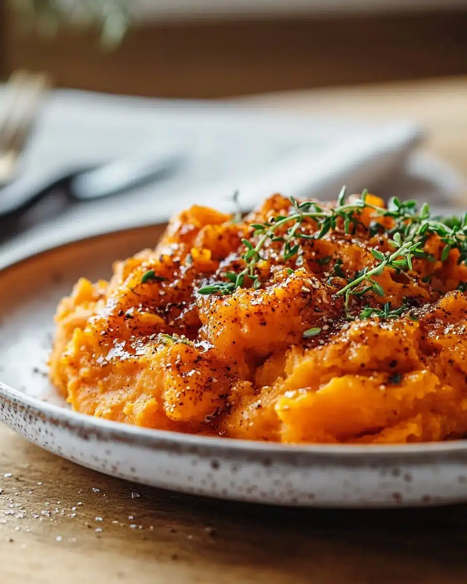 Honey Chili Smashed Sweet Potatoes 21 Honey Chili Smashed Sweet Potatoes