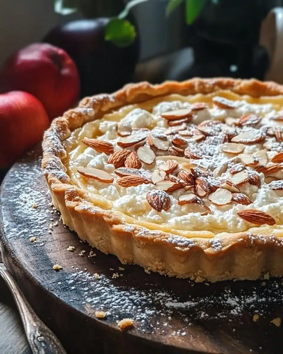 Italian Almond & Ricotta Tart 21 Italian Almond & Ricotta Tart