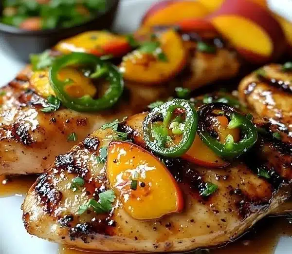 Jalapeño Peach Chicken
