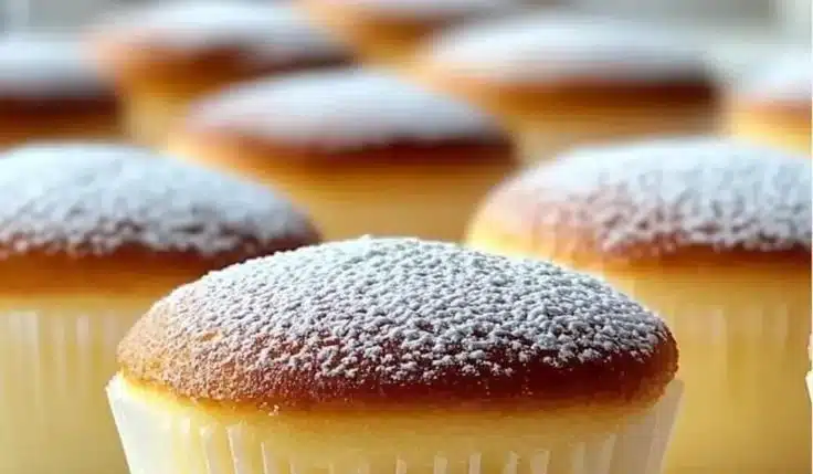 Japanese Cotton Cheesecake Cupcakes