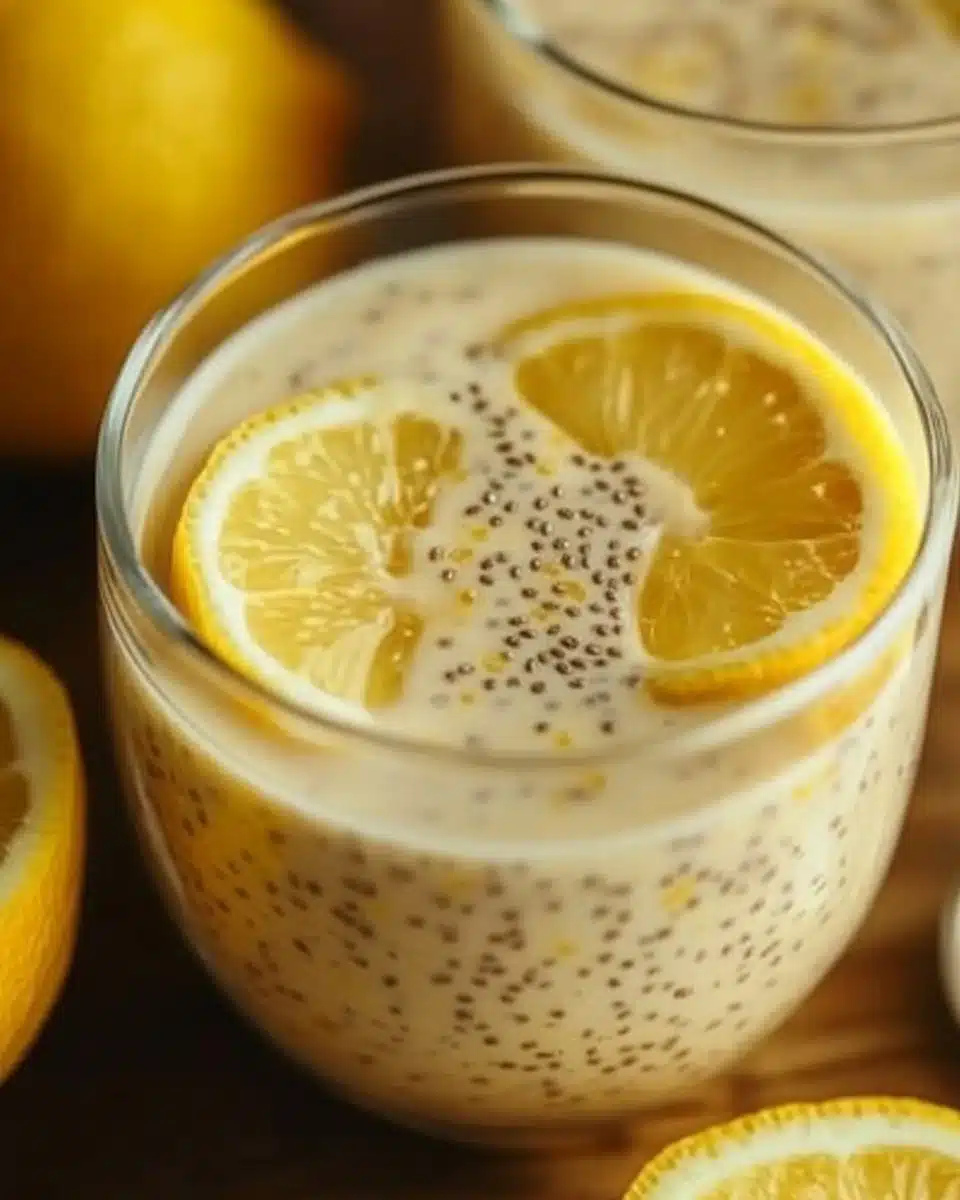 Lemon Cream Chia Pudding