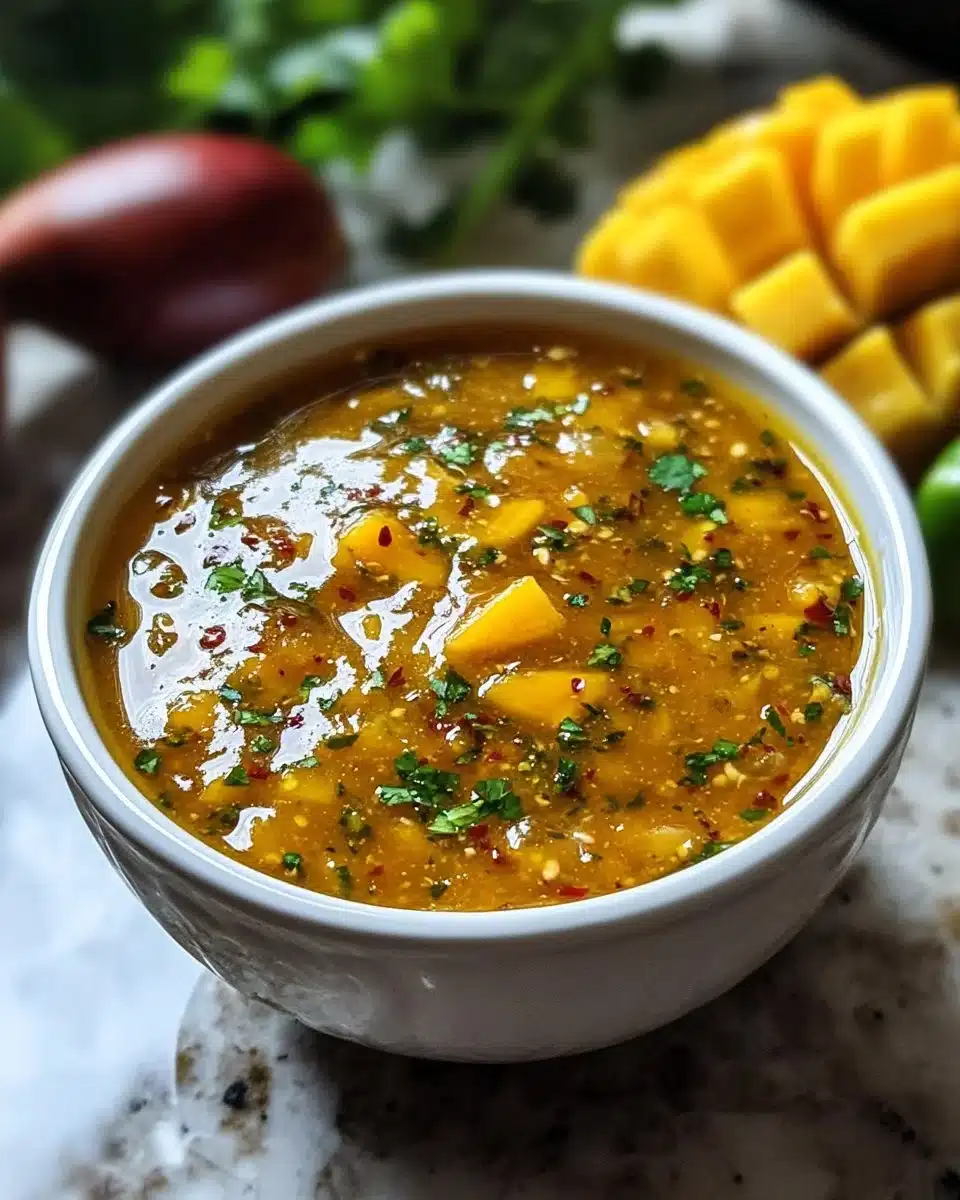 Mango Habanero Honey Garlic Sauce 15 Mango Habanero Honey Garlic Sauce