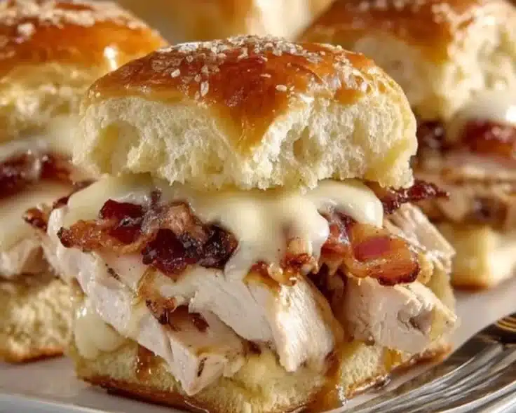 Maple Chicken Turkey Bacon Sliders 18 Maple Chicken Bacon Sliders