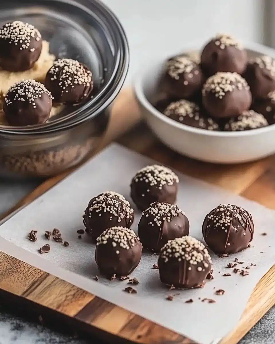No-Bake Cookie Dough Truffles