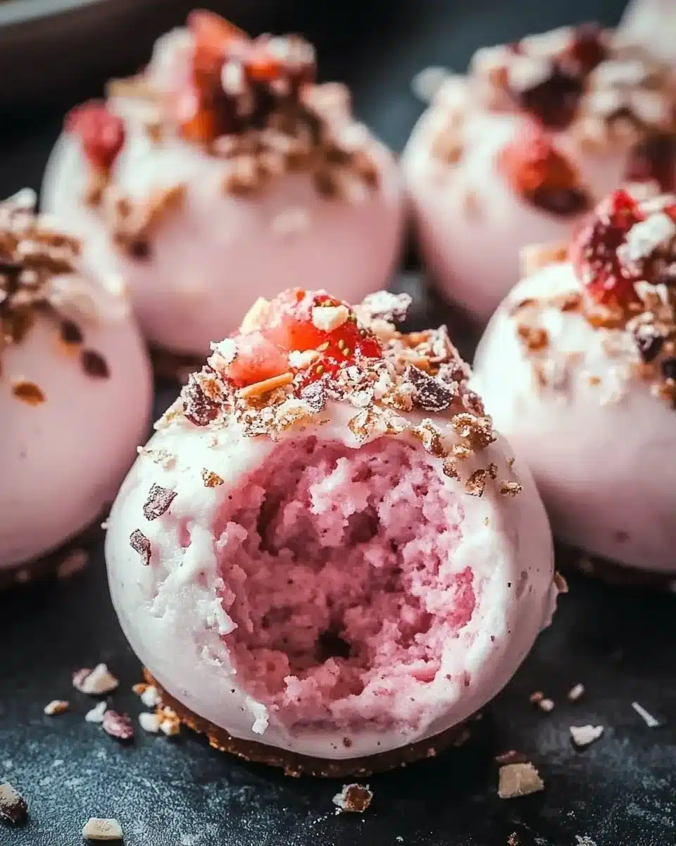 No-Bake Strawberry Cheesecake Bites 21 No-Bake Strawberry Cheesecake Bites