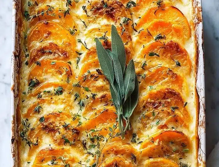 Rich Sage Butternut Squash Gratin 21 Rich Sage Butternut Squash Gratin