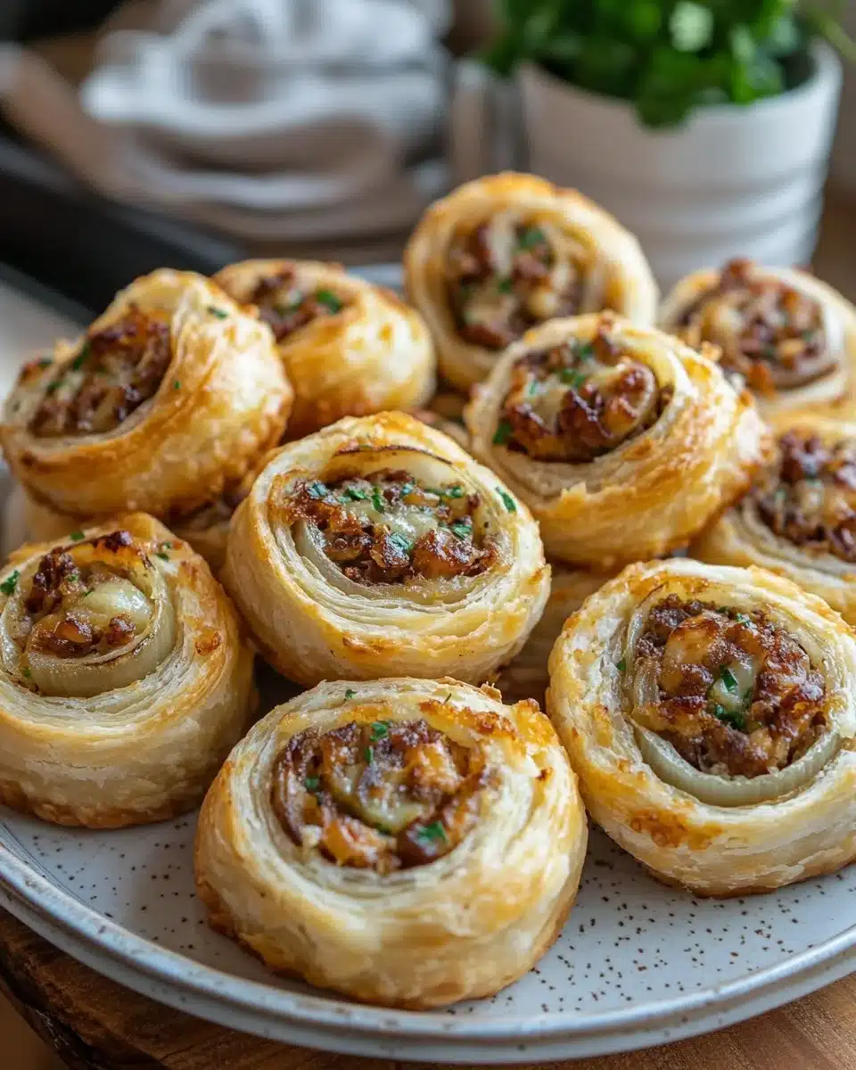 Savory French Onion Turkey Bacon Rolls 22 Savory French Onion Sausage Rolls – Golden, Flaky & Full of Flavor