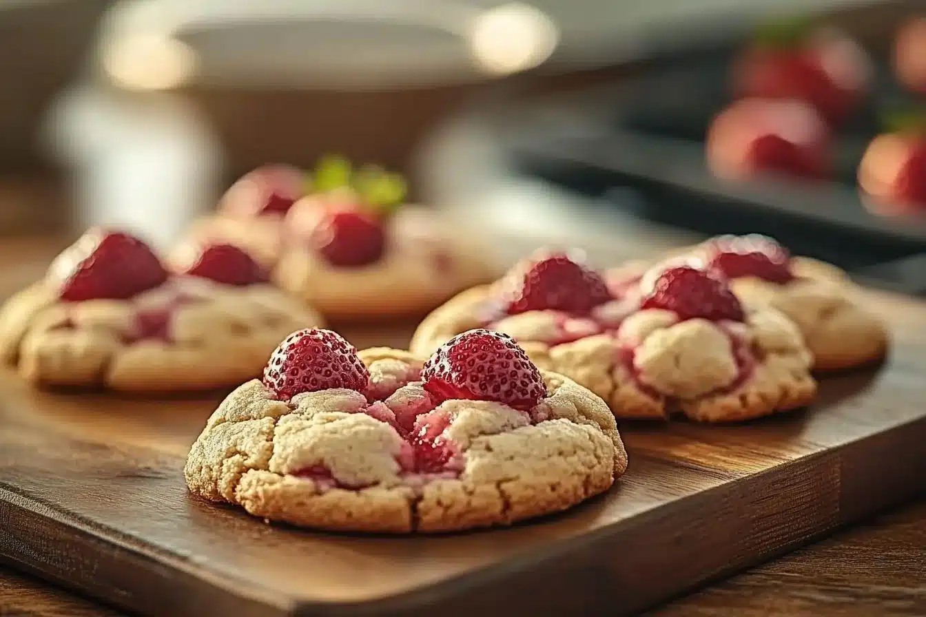 Strawberry Kiss Cookies
