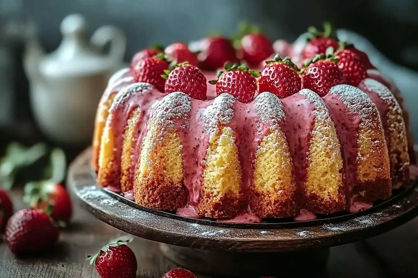 Strawberry Milkshake Pound Cake 26 Strawberry Milkshake Pound Cake