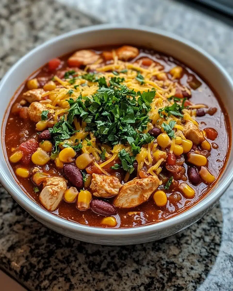 Street Corn Chicken Chili Recipe