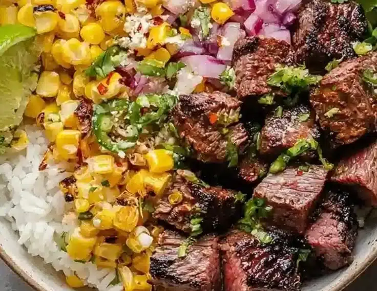 Street Corn Steak Rice Bowls 24 Street Corn Steak Rice Bowls