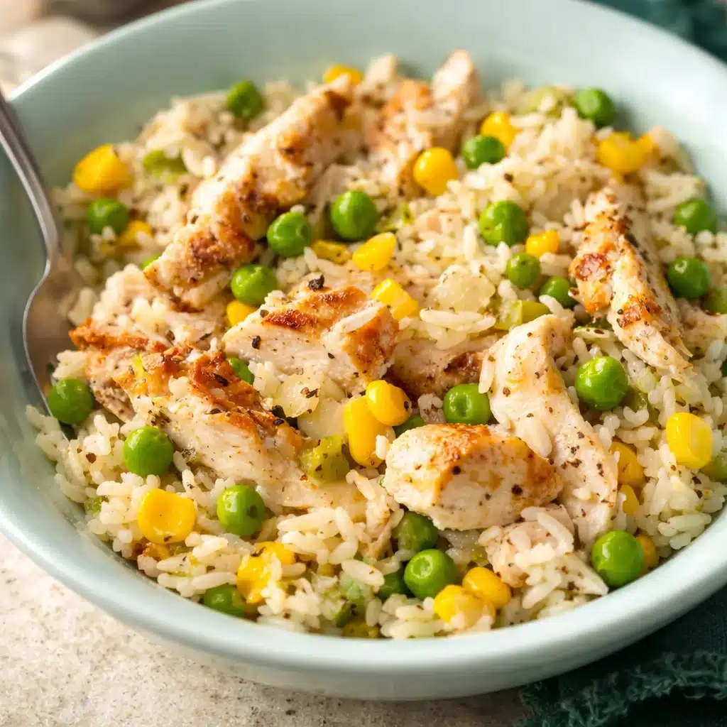 A vibrant low calorie meal featuring chicken, veggies, and herbs served on a plate.