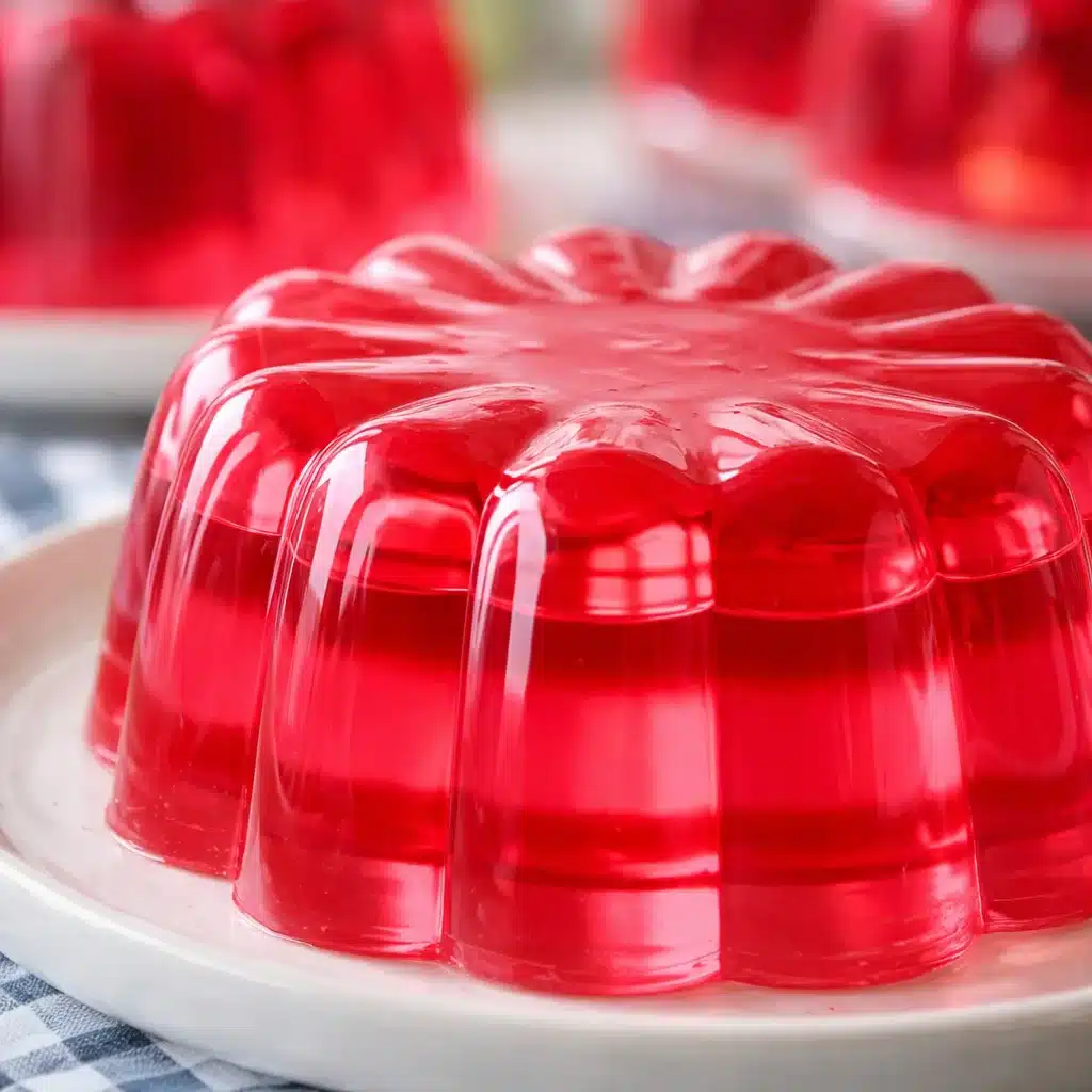 Sugar-free bariatric jello on a hospital tray, a common post-surgery snack.
