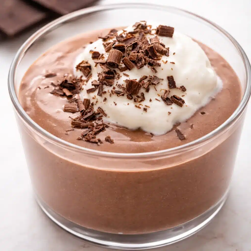 Delicious protein pudding recipe with chocolate and creamy texture, packed with protein.