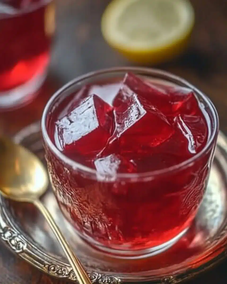 Bariatric gelatin recipe with colorful fruit and a smooth texture