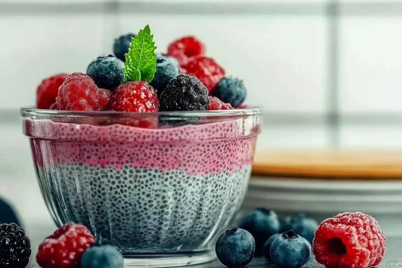 Berry Chia Pudding