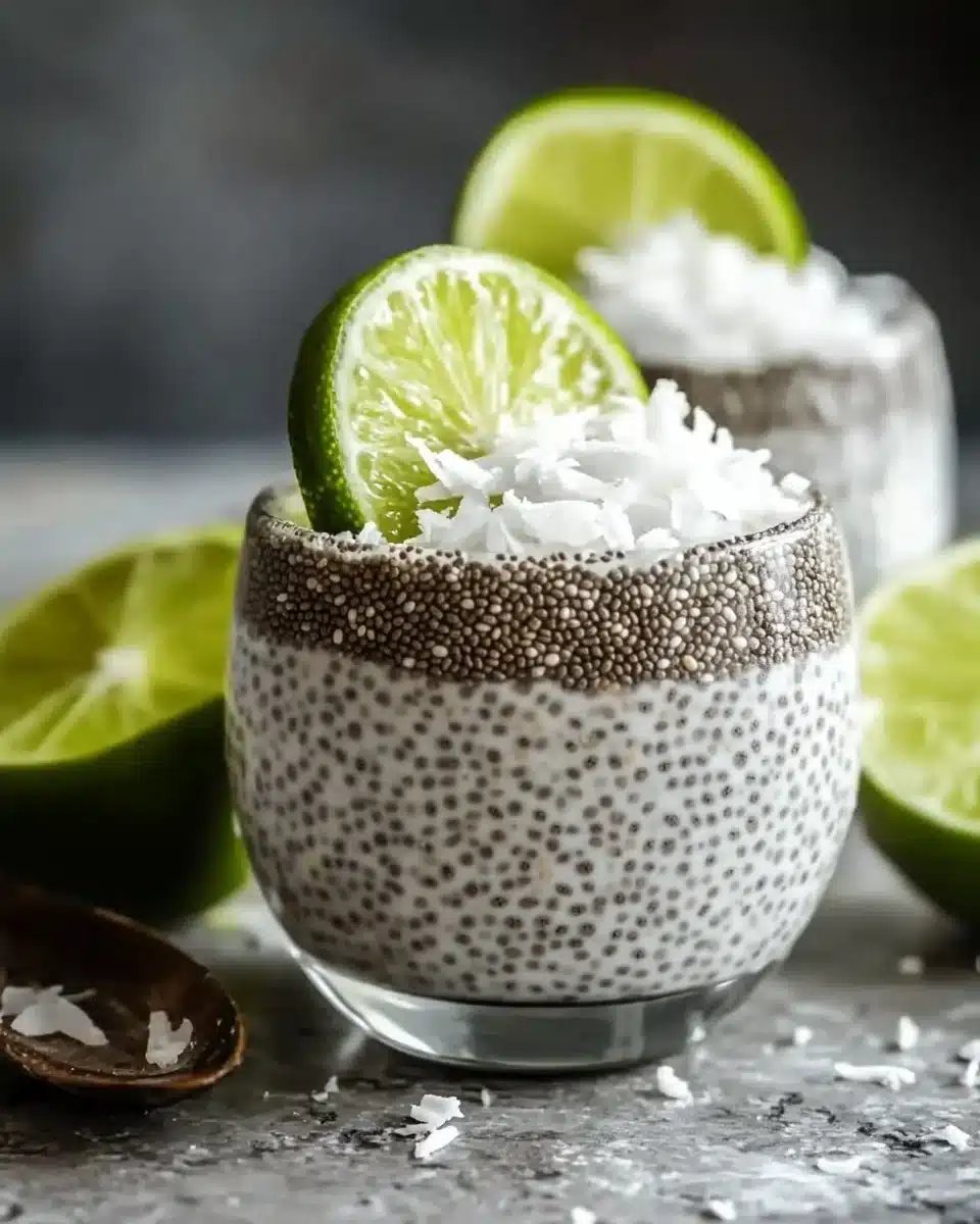 Chia Pudding With Coconut And Lime