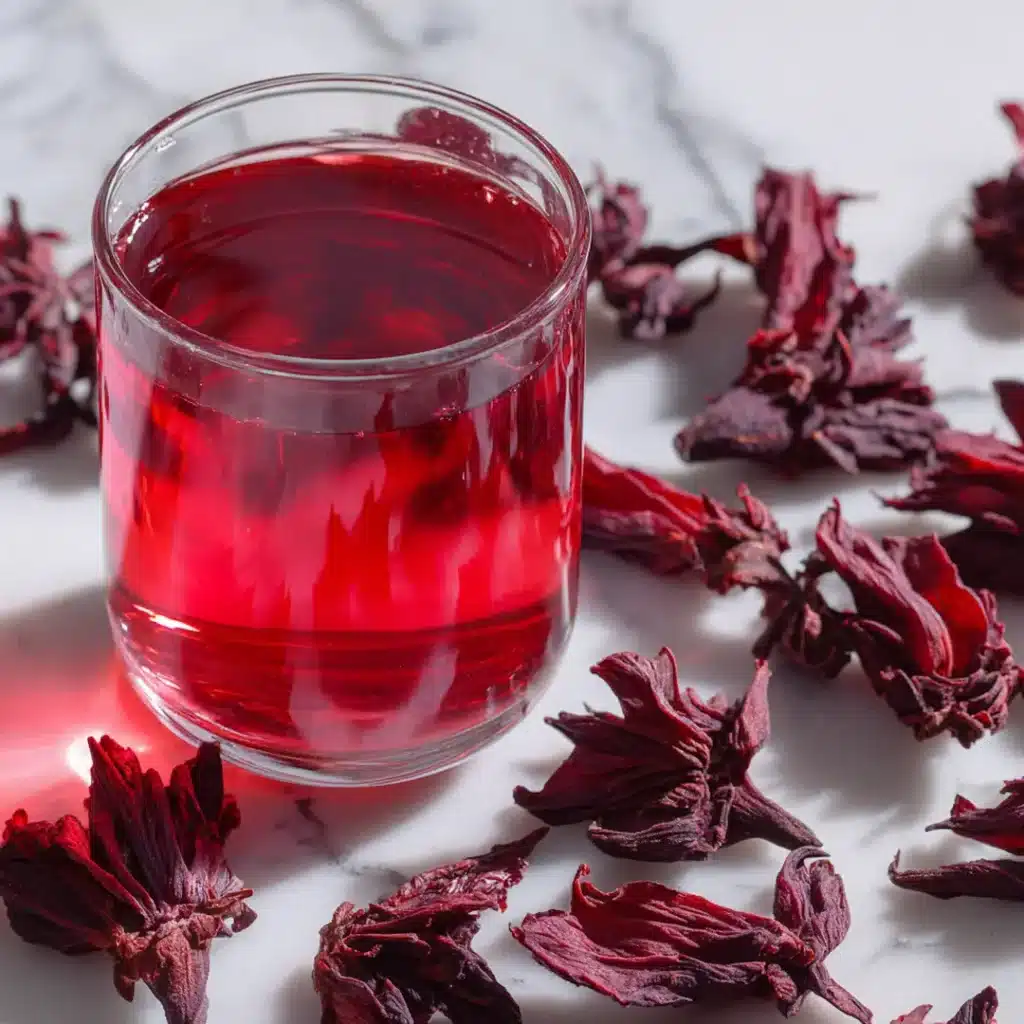 dr-jennifer-ashton-gelatin-trick-recipe-hibiscus-tea-variation Dr Jennifer Ashton gelatin trick recipe made with hibiscus herbal tea as a zero-calorie variation
