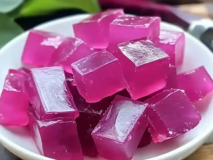 Delicious pink gelatin dessert recipe by Dr. Oz