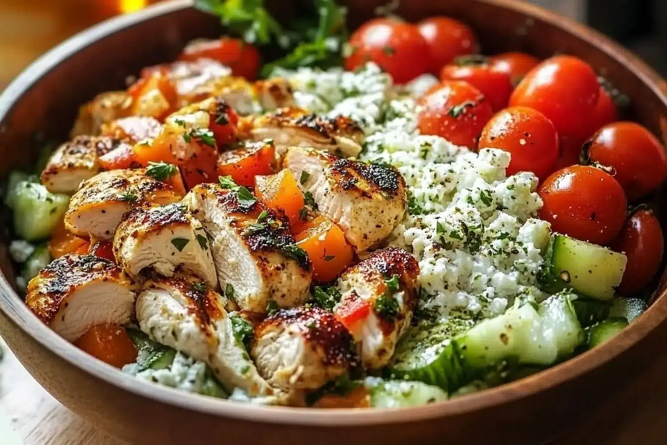 Greek Chicken Bowls