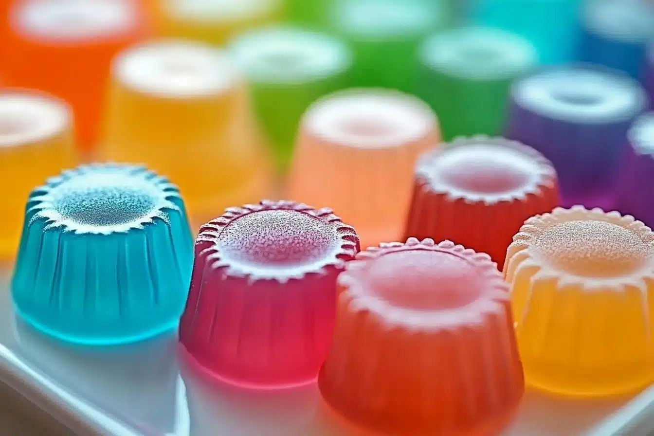 Colorful Jello Candy Melts for fun and tasty treats