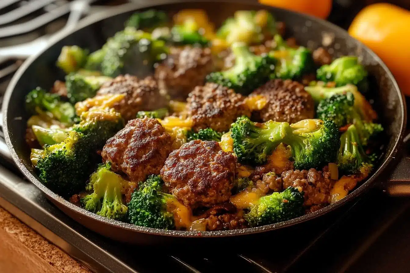 Keto Hamburger Broccoli Skillet 26 Keto Hamburger Broccoli Skillet