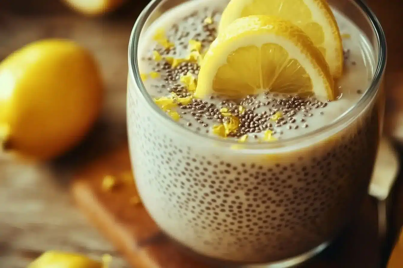 Lemon Cream Chia Pudding