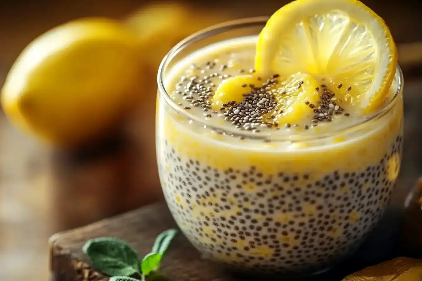 Lemon Cream Chia Pudding