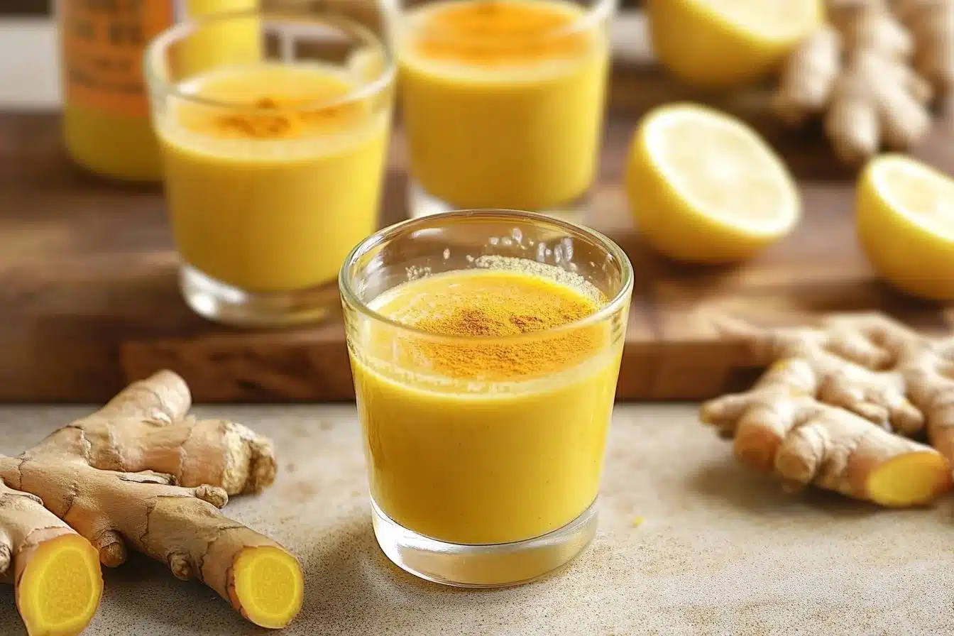Lemon Ginger Turmeric Shots
