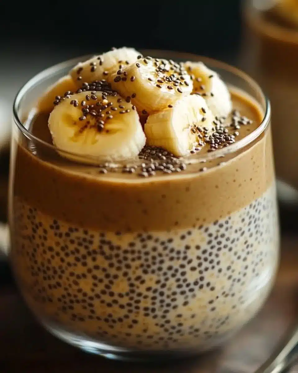 Peanut Butter Banana Chia Pudding