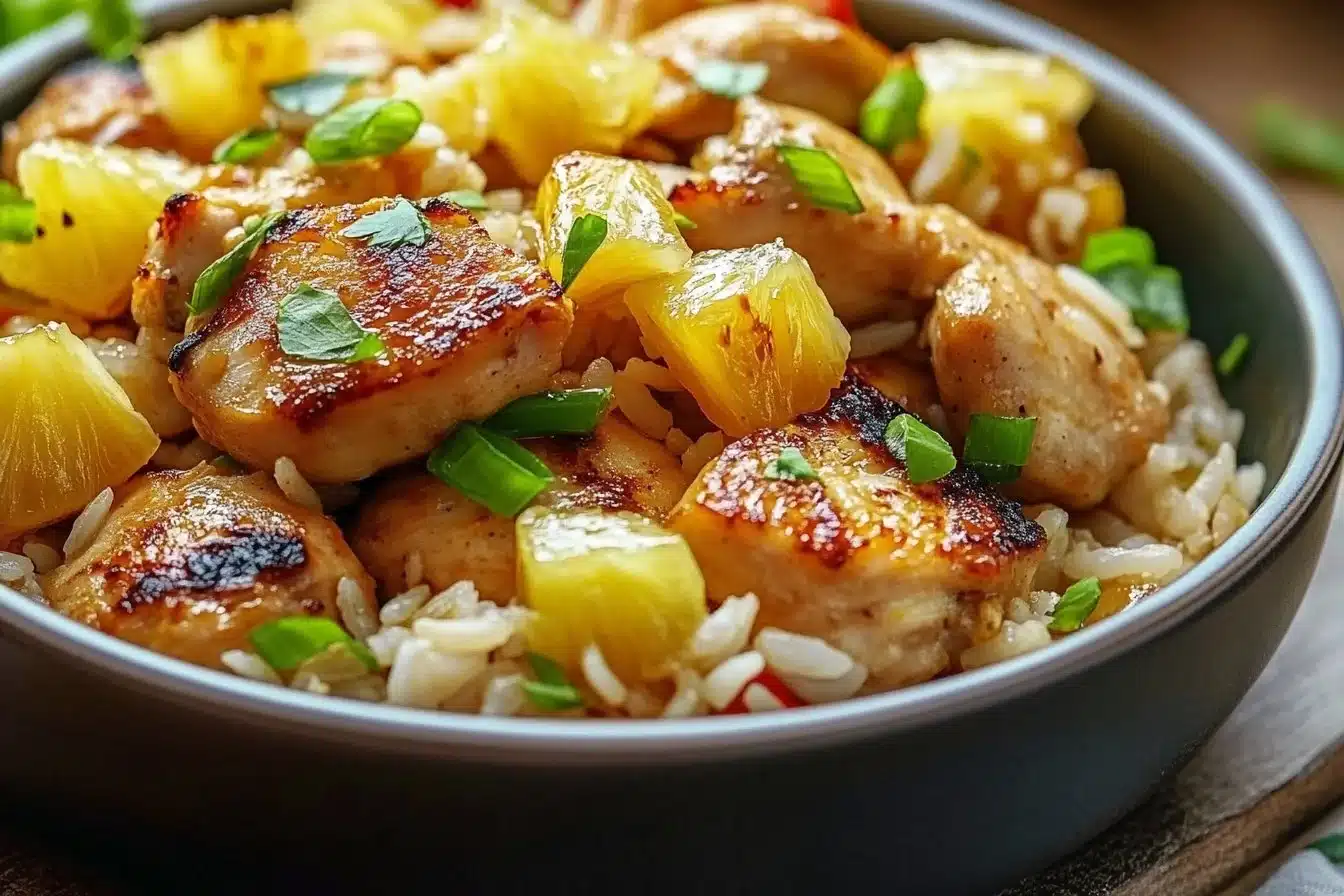 Pineapple Chicken and Rice 20 Pineapple Chicken and Rice
