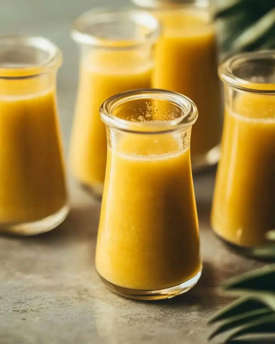 Pineapple Ginger Wellness Shots