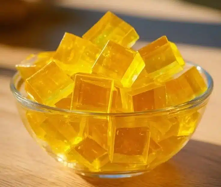 Viral gelatin trick demonstration showcasing creative gelatin-based DIY projects.