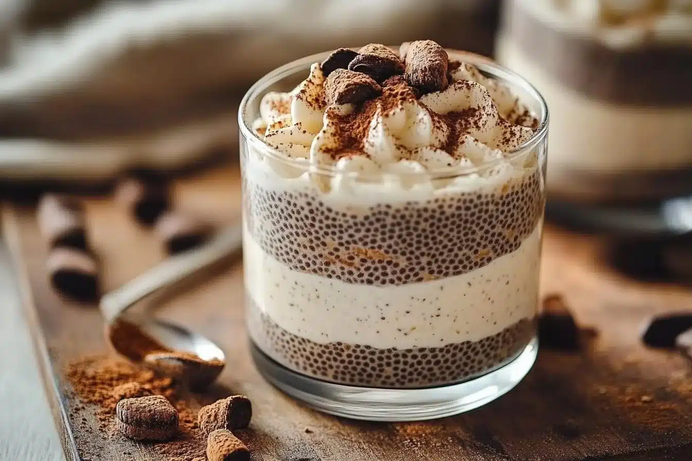 Tiramisu Chia Pudding