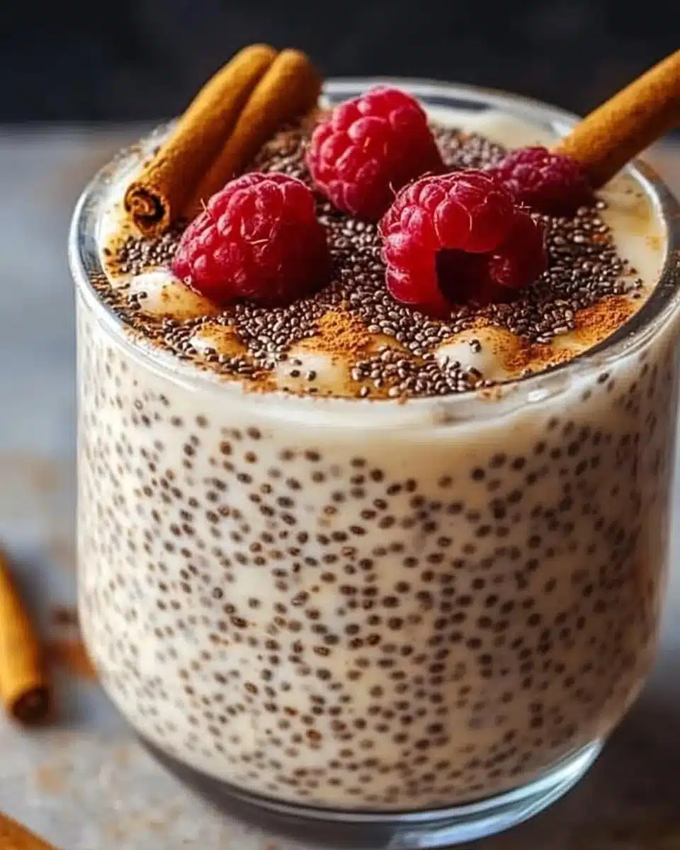 Vanilla Cinnamon Chia Pudding Recipe