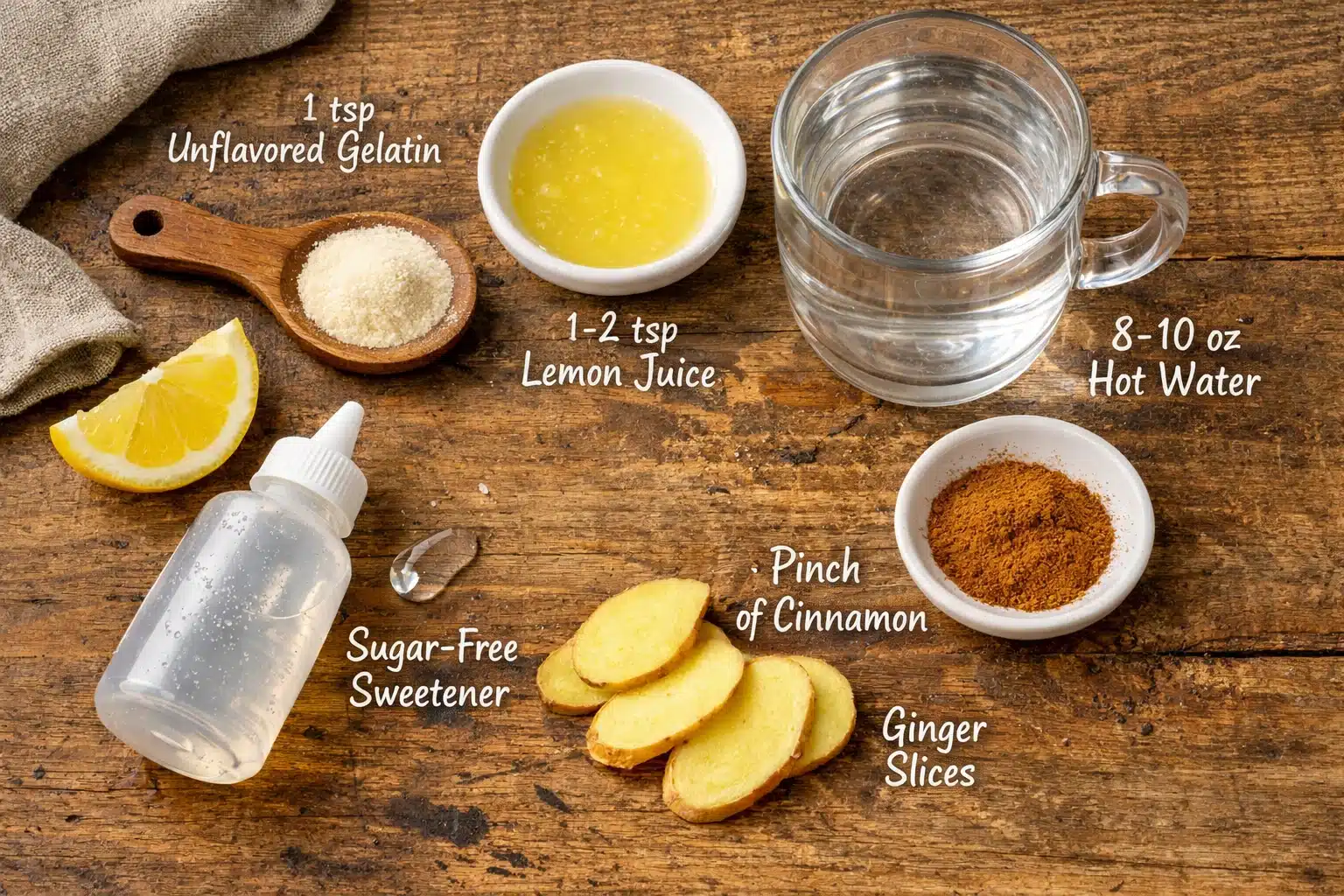 warm morning gelatin drink