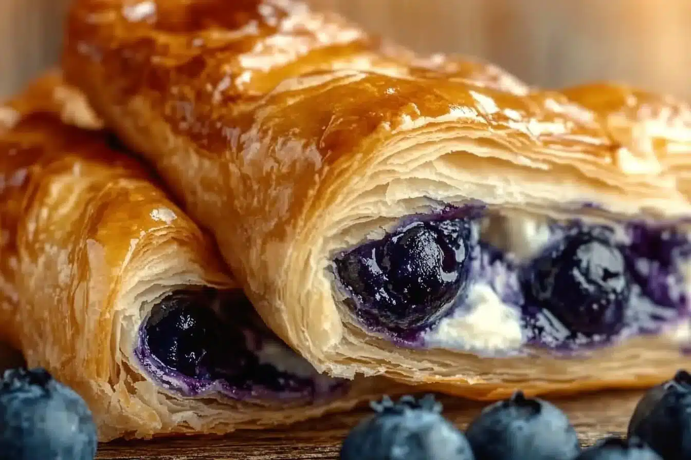 Blueberry Cream Cheese Puff Pastry Recipe