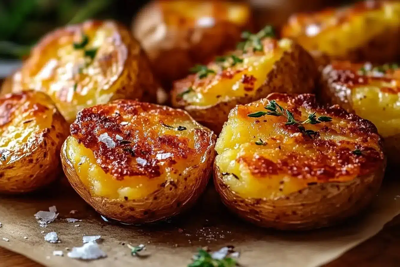 Crispy Smashed Red Potatoes