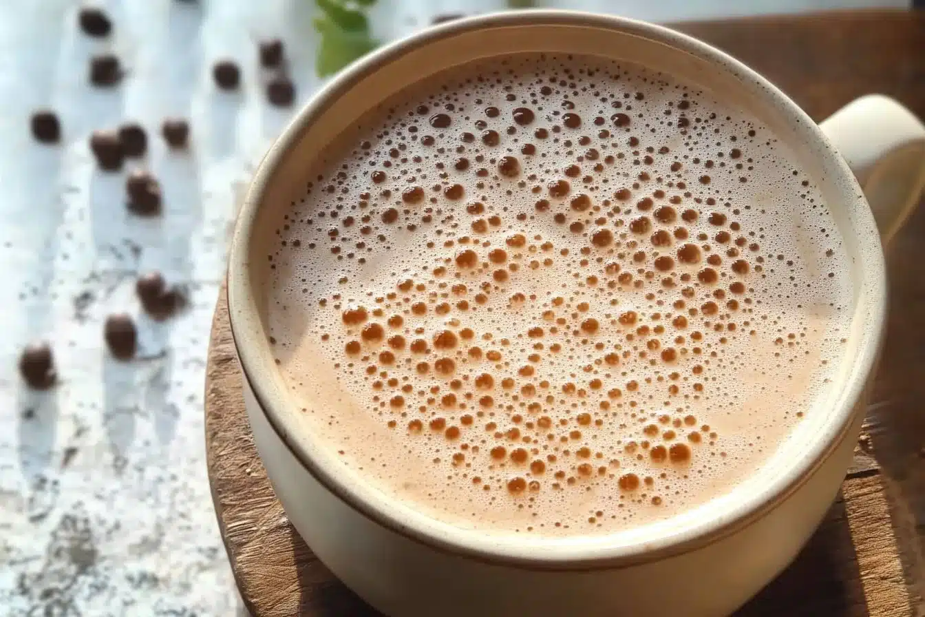 Dairy-Free Cacao Calm Ashwagandha Latte