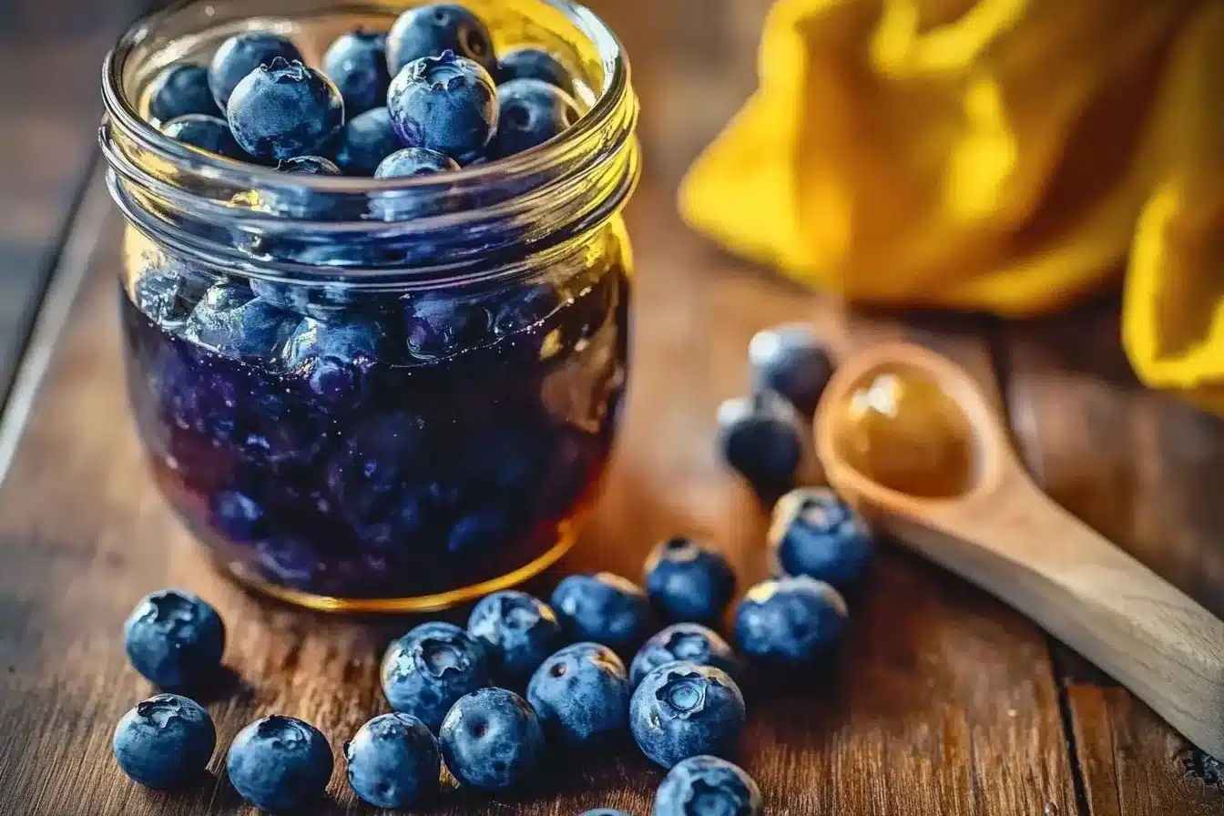Fermented Honey Blueberries