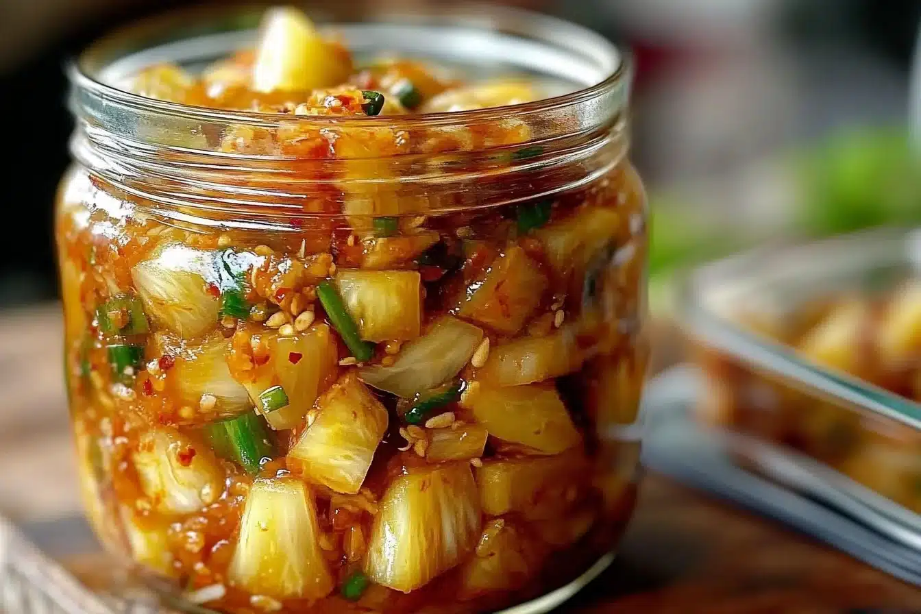 Fermented Pineapple Kimchi