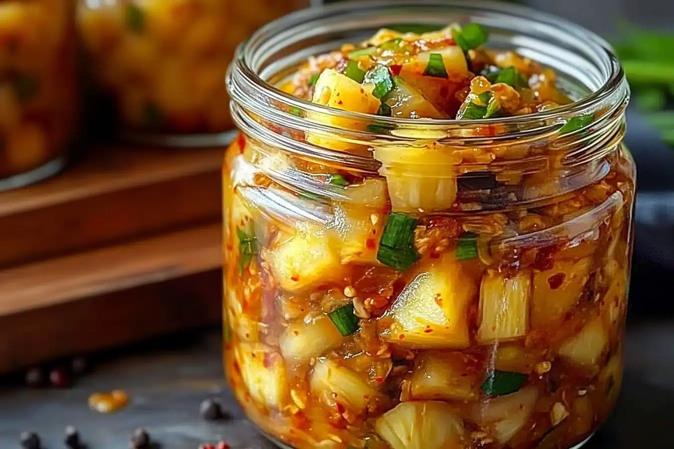 Fermented Pineapple Kimchi 20 Fermented Pineapple Kimchi