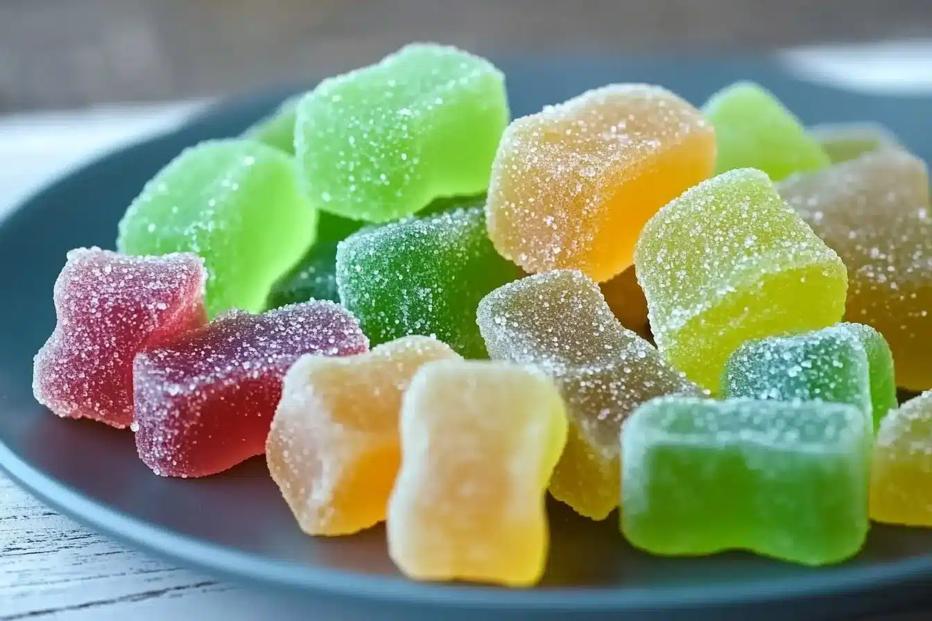 Homemade gummies recipe with healthy ingredients for tasty sweets.