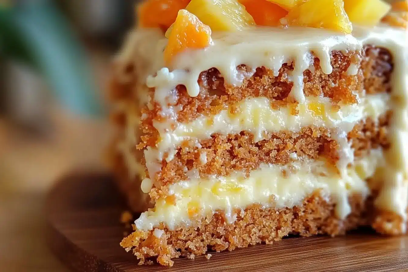 Hawaiian Carrot Pineapple Cake – Dessert