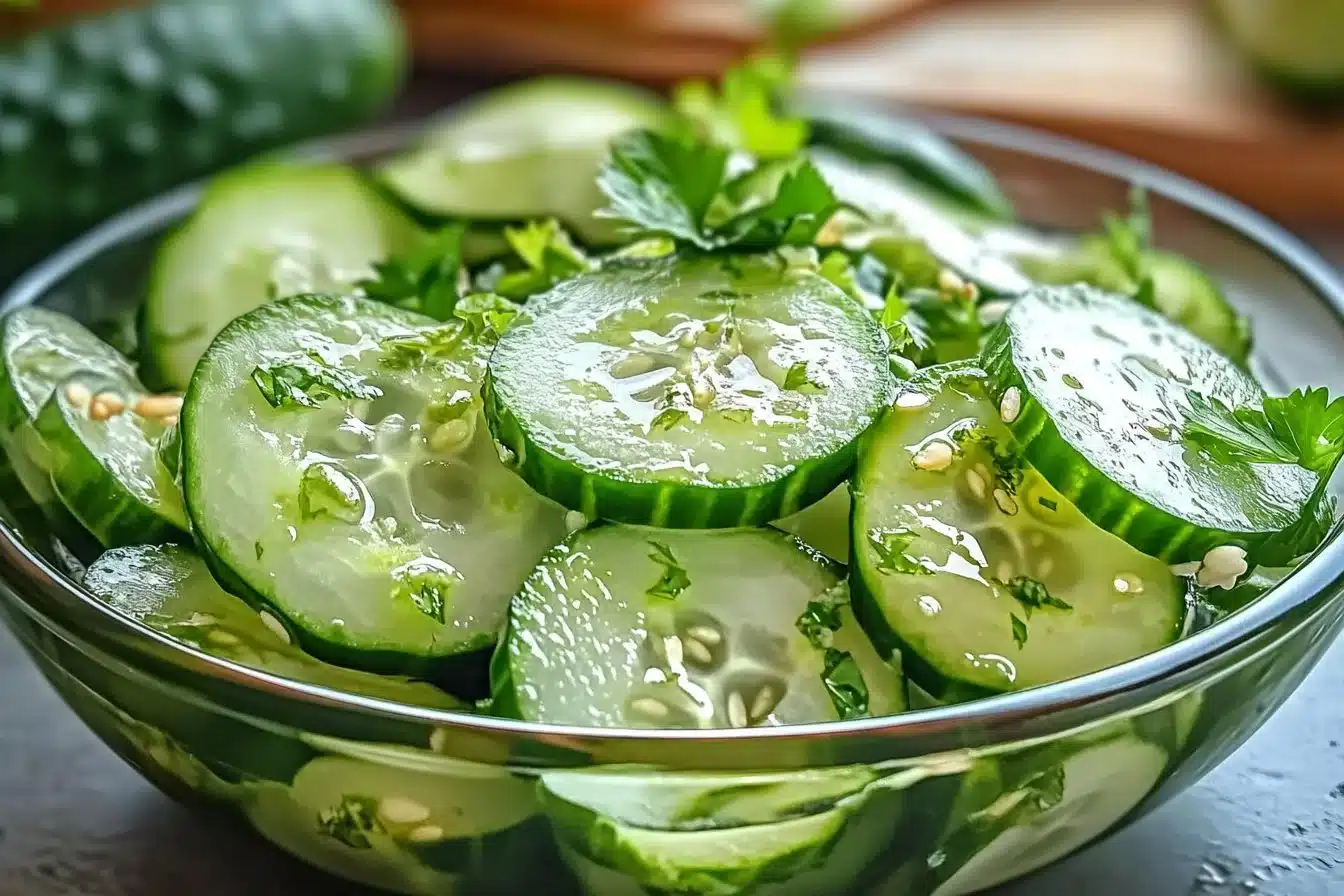 Honey-Lime Cucumber Salad 15 Honey-Lime Cucumber Salad